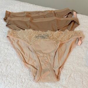 Victoria's Secret Cotton Bikini Panties Bundle NWT